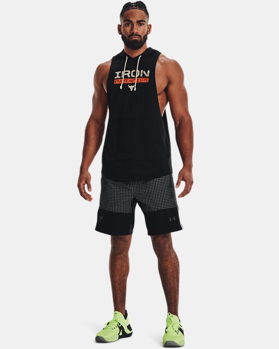 Project Rock Iron Paradise Men's Sleeveless Hoodie | Under Project Rock Iron Paradise Men's Sleeveless Hoodie | Under